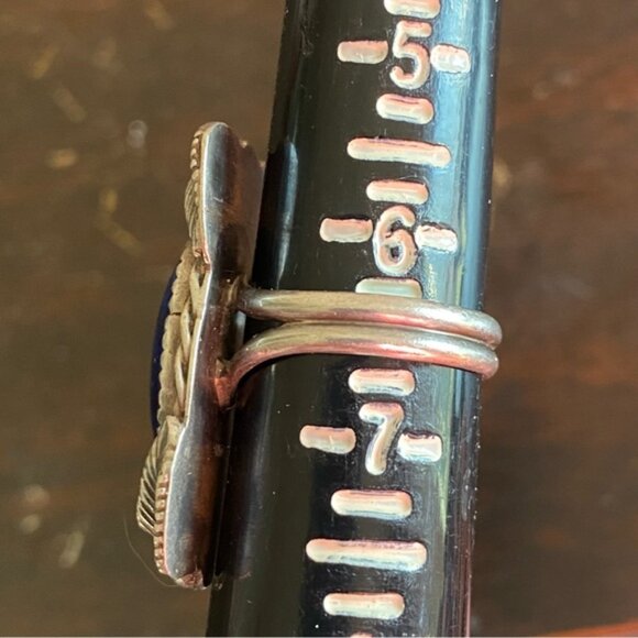 sterling lapis ring - Picture 9 of 15